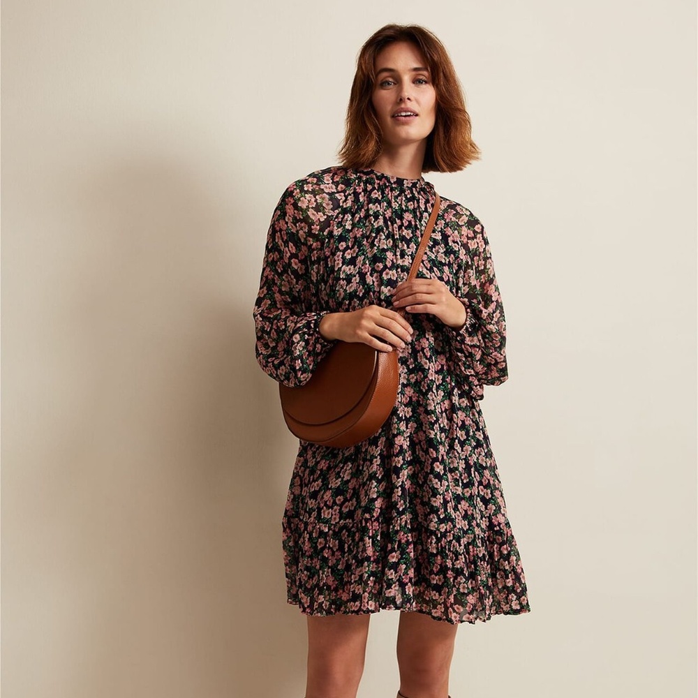 Phase Eight Betty Floral Print Swing Dress | Size 20 | NWT